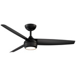 Ferris Smart Ceiling Fan with Color-Select Light - Matte Black / Matte Black