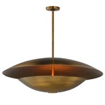 Vesta Pendant - Weathered Brass