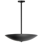 Vesta Bowl Warm Dim Pendant - Black