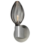 Ray Dance Wall Sconce - Brushed Aluminum / Mirror Smoke