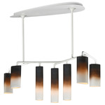 Tropo Linear Pendant - White / Ombre Gradient
