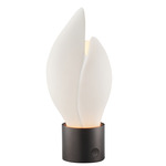 Burgeon Portable Table Lamp - Gunmetal / White