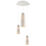 Stream Multi-Light Pendant - White / Bisque Matte White