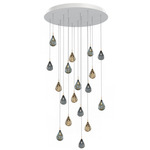 Soap Mini Multi Light Pendant - Brushed Gold / Silver / Gold