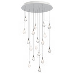 Soap Mini Multi Light Pendant - Anthracite / Frost / Clear