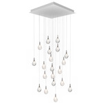 Soap Mini Multi Light Pendant - Anthracite / Frost / Clear