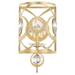 Gwendolynn Wall Sconce - Heirloom Silver / Clear Radiance Crystal