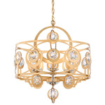 Gwendolynn Chandelier - French Gold / Clear Radiance Crystal