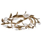 Secret Garden Ceiling Light - French Gold / Optic Haze