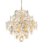 Concetta Pendant - French Gold / Clear Radiance Crystal