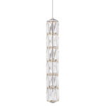 Verve Color-Select Pendant - Stainless Steel / Clear Radiance Crystal