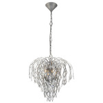 Laureline Pendant - Antique Pewter / Optic Crystal
