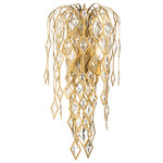 Laureline Wall Sconce - Aged Brass / Optic Crystal