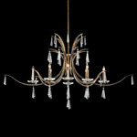 Tinsley Oval Chandelier - Heirloom Bronze / Clear Radiance Crystal