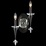 Waverly Wall Sconce - Black / Clear Radiance Crystal