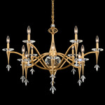 Waverly Chandelier - French Gold / Clear Radiance Crystal