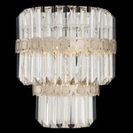 Alina Wall Sconce - Antique Silver  / Optic Crystal