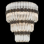 Alina Wall Sconce - Heirloom Bronze / Optic Crystal