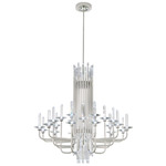Calliope Color-Select Chandelier - Soft Silver / Optic Crystal