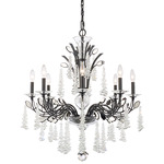 Maclyn Chandelier - Black / Clear Radiance Crystal