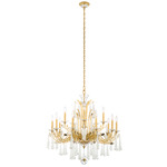Maclyn Chandelier - French Gold / Clear Radiance Crystal