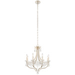 Adley Chandelier - Antique Silver  / Heritage Crystal