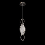 Bijoux Color-Select Pendant - Brushed Nickel / Clear Radiance Crystal