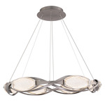 Bijoux Color-Select Chandelier - Brushed Nickel / Clear Radiance Crystal