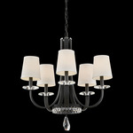 Catalena Chandelier - Ferro Black / Clear Radiance Crystal
