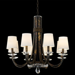 Catalena Chandelier - Heirloom Bronze / Clear Radiance Crystal