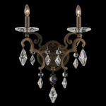 Tamerlaine Wall Sconce - Etruscan Gold / Clear Radiance Crystal