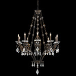 Tamerlaine Chandelier - Heirloom Bronze / Clear Radiance Crystal