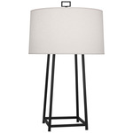 Cooper Table Lamp - Overstock - Wrought Iron / Oyster Linen