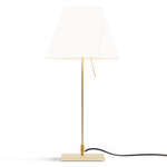 Costanzina Table Lamp - Overstock - Brass / White