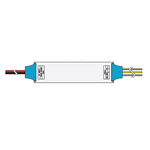 Straight Connector - Wiz Pro CV Bridgebox/Recessed Curve - White