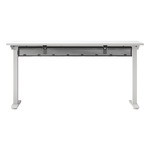 NeatTech Under Desk Cable Organizer - Graphite Pinstripe Mesh
