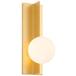 Euro Wall Sconce - Gold / Opal