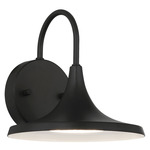 Pella Outdoor Wall Light - Black / White