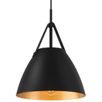Tanner Pendant - Matte Black