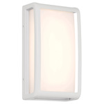 Montana Outdoor Wall Light - White / White