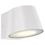 Ry Outdoor Wall Light - White / Frosted