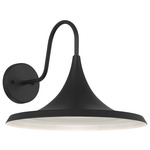 Pella Outdoor Wall Light - Black / White