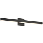 Cisco Bathroom Vanity Light - Matte Black / White