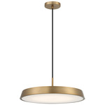 Tallinn Color-Select Pendant - Brushed Gold / White