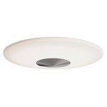 Alpine Color-Select Ceiling Light - Satin Nickel / White