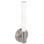 Dion Color-Select Wall Sconce - Satin Nickel / White