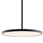Edge Color-Select Round Pendant - Black / White