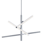 Knoll Color-Select Pendant - Polished Chrome / White