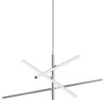 Knoll Color-Select Pendant - Polished Chrome / White