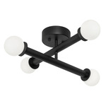 Lane Color-Select Ceiling Light - Black / White